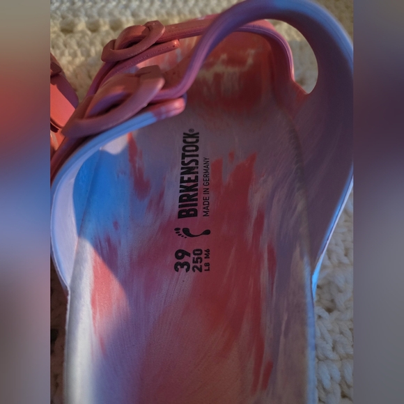 Birkenstock Pink Arizona EVA Slide Women's Sandals - Picture 5 of 7